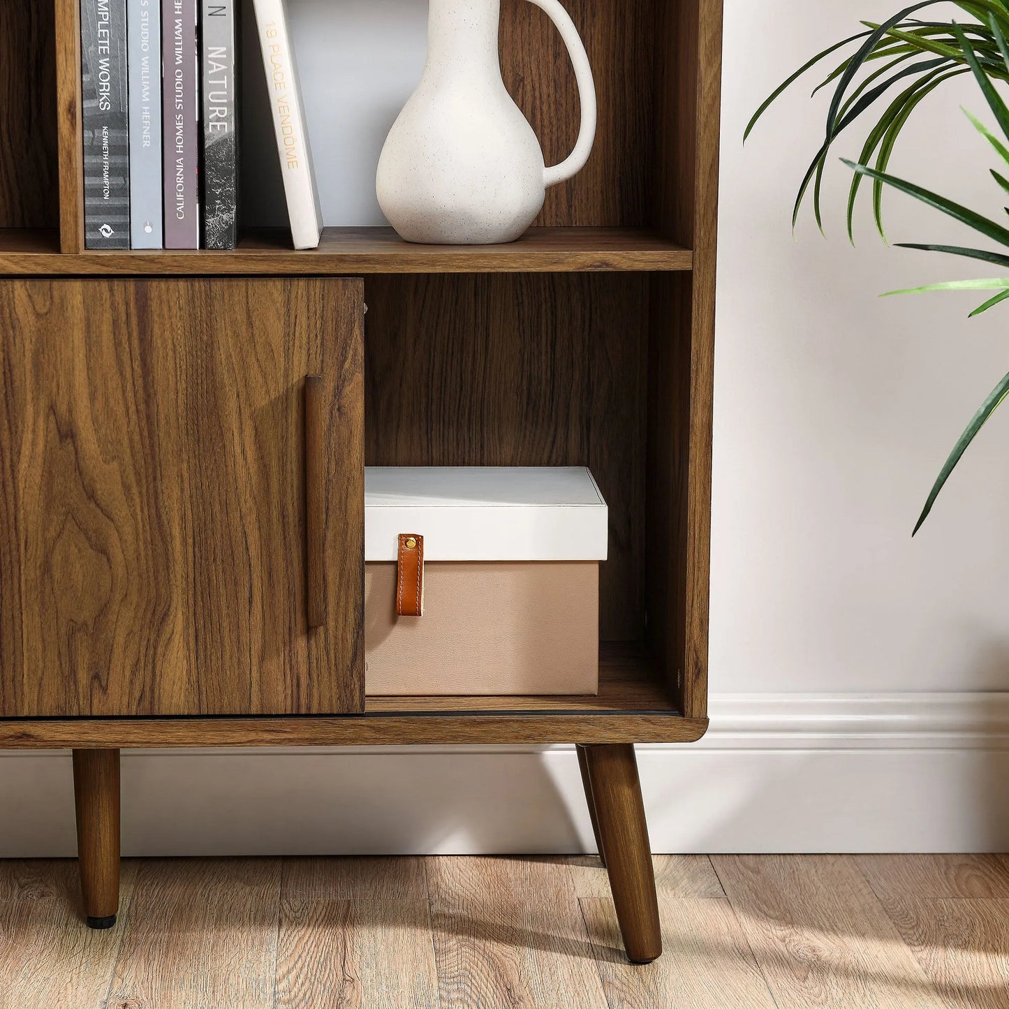 Transmit 59" Bookcase with Sliding Doors by Modway EEI-7194 FredCo