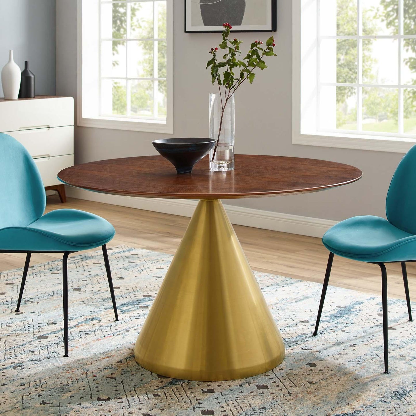 Tupelo 47" Dining Table, EEI-5337 FredCo