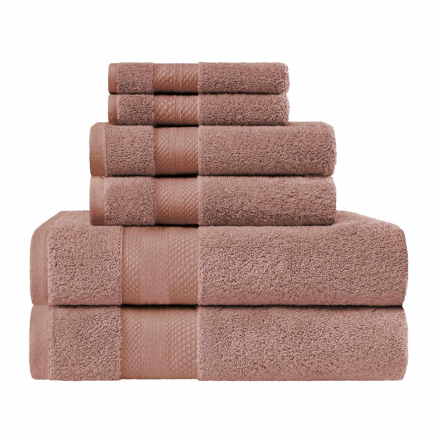 Turkish Cotton Assorted 6-Piece Towel Set by Superior FredCo
