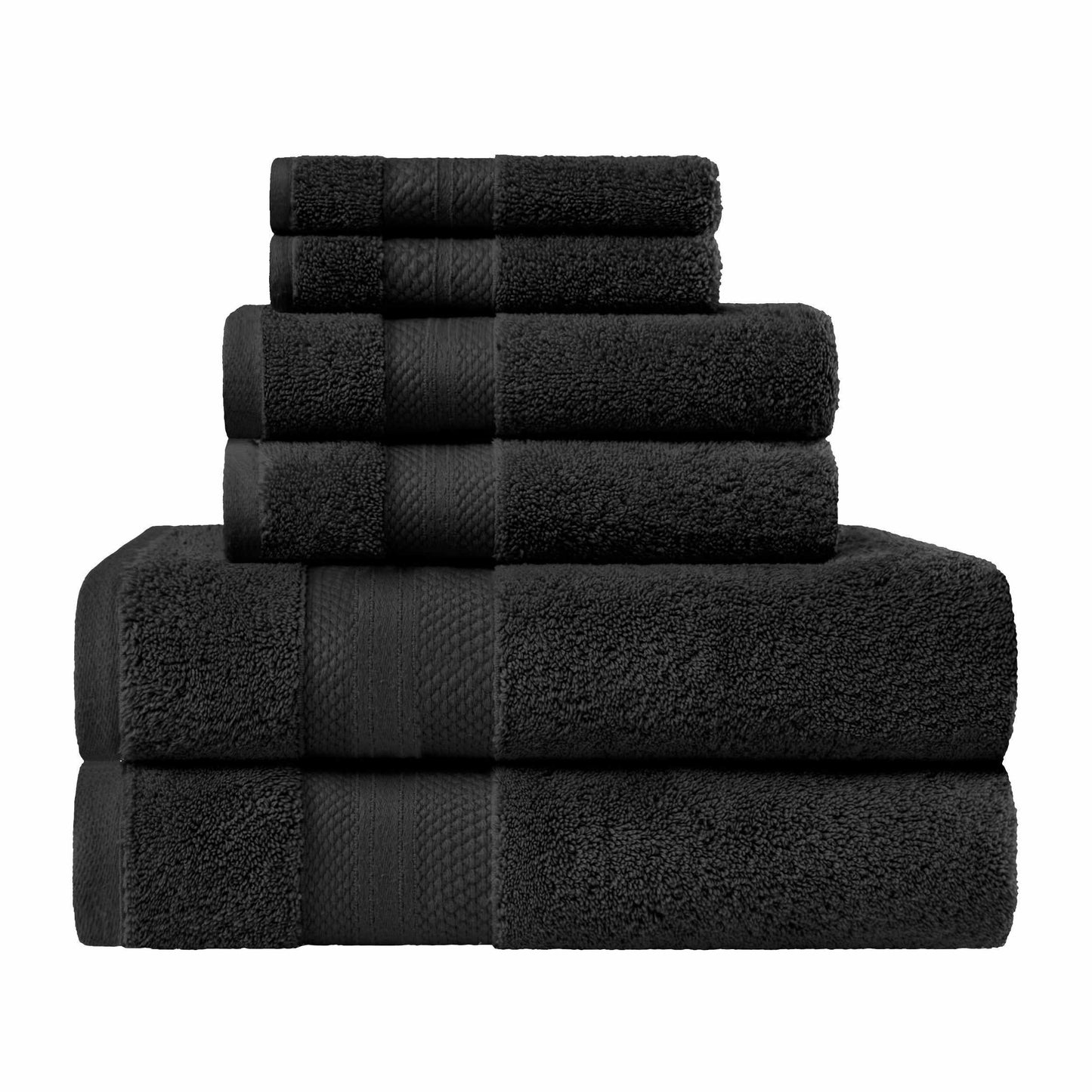 Turkish Cotton Assorted 6-Piece Towel Set by Superior FredCo
