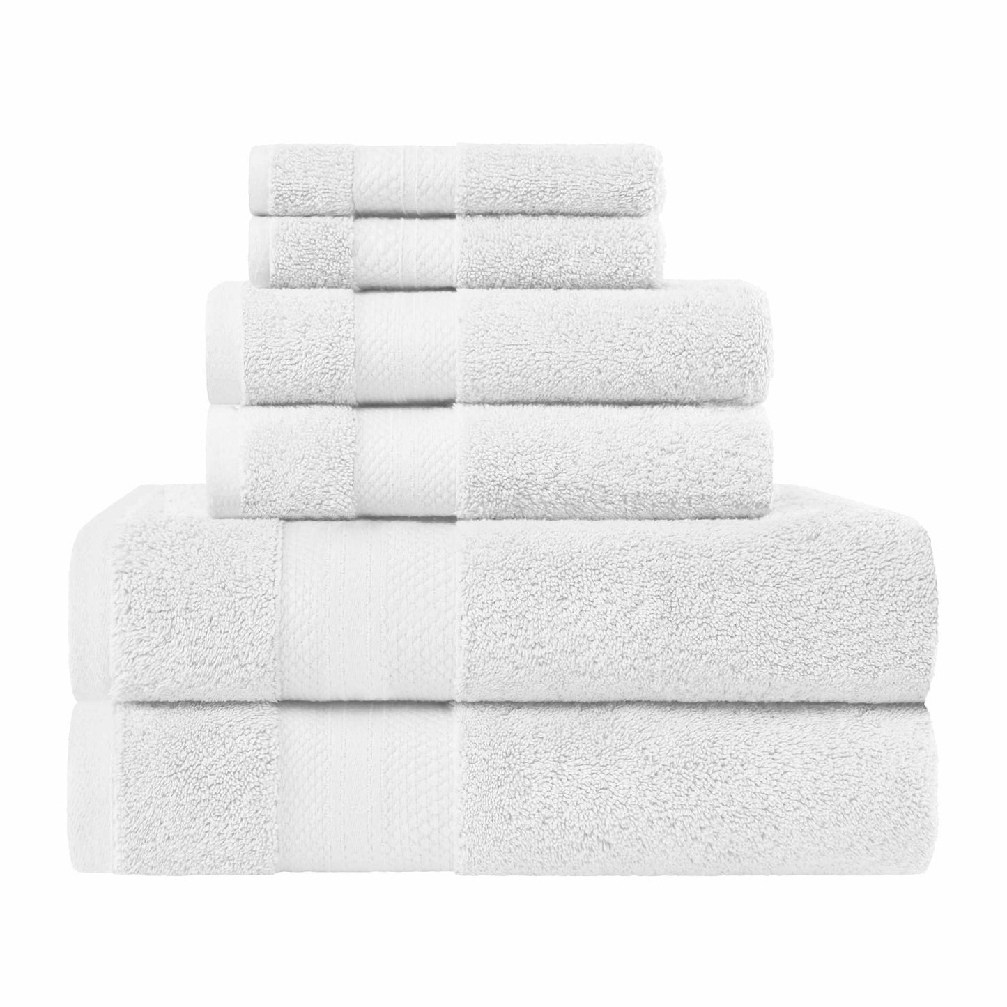 Turkish Cotton Assorted 6-Piece Towel Set by Superior FredCo