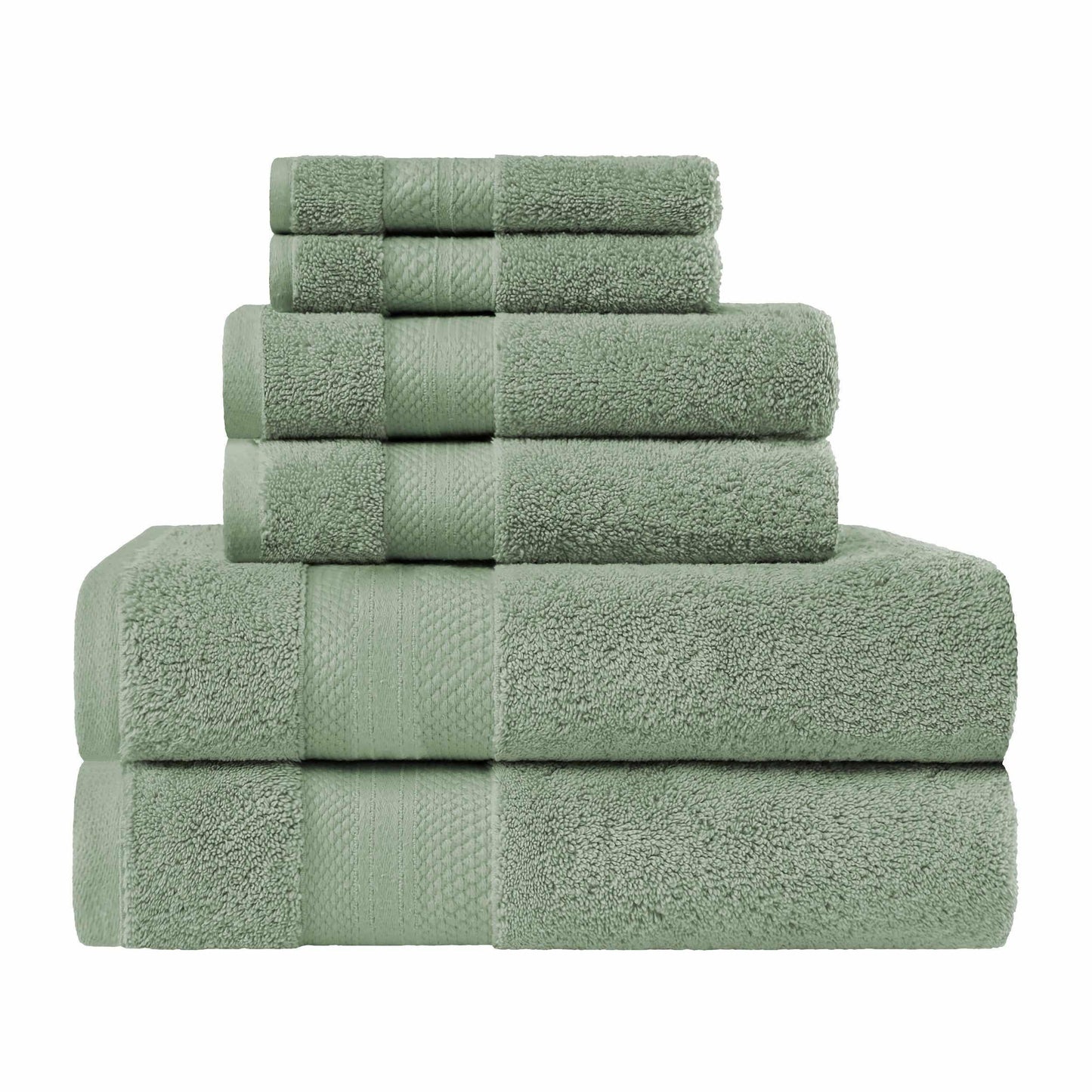 Turkish Cotton Assorted 6-Piece Towel Set by Superior FredCo