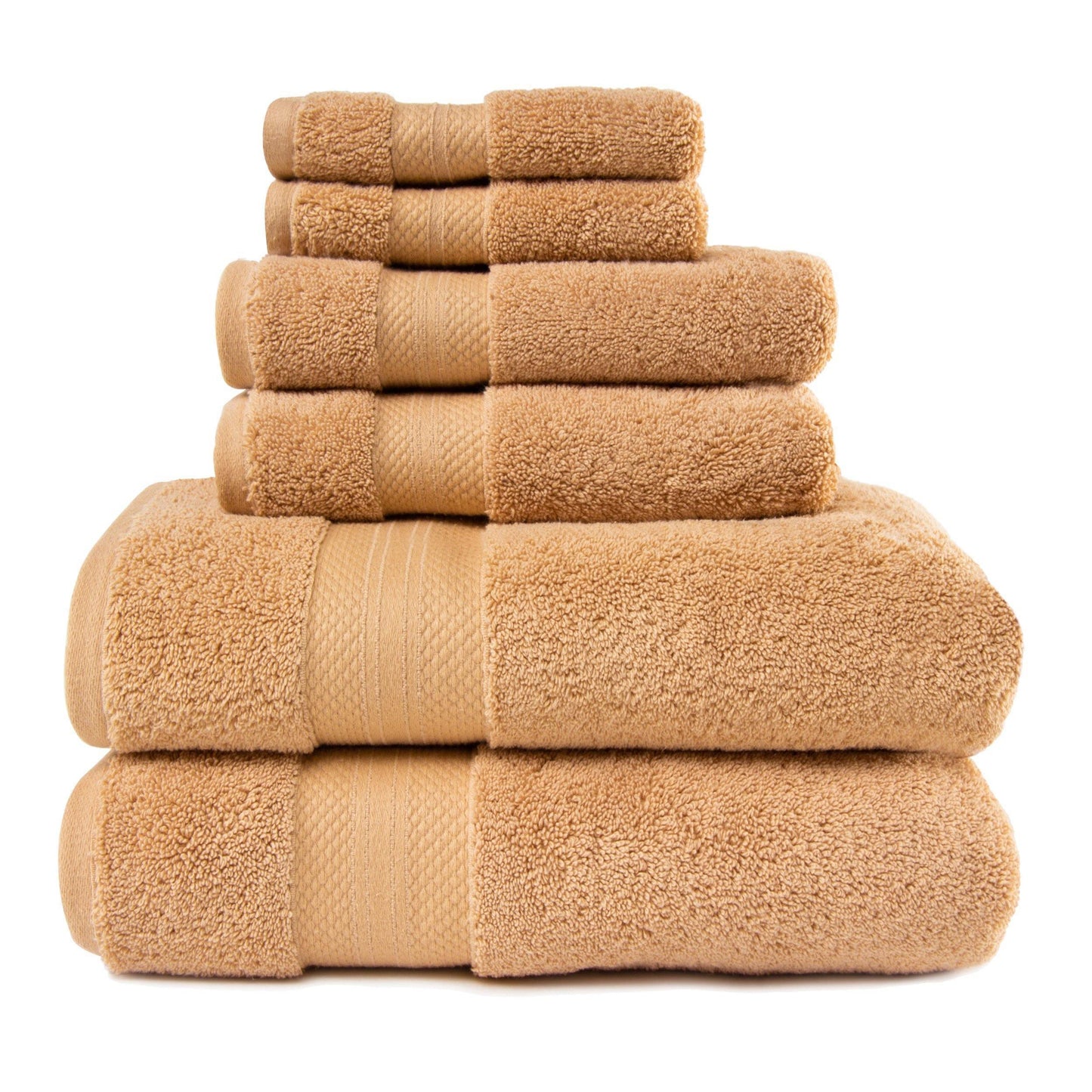 Turkish Cotton Assorted 6-Piece Towel Set by Superior FredCo