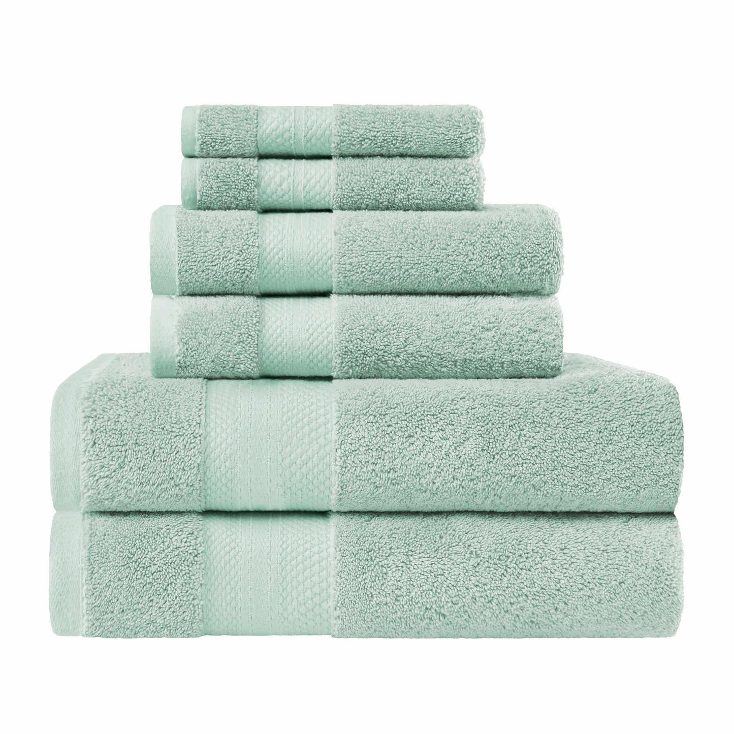 Turkish Cotton Assorted 6-Piece Towel Set by Superior FredCo