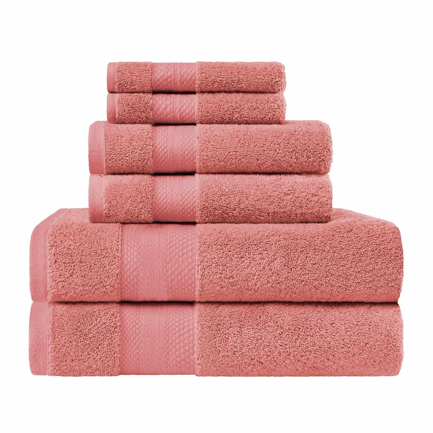 Turkish Cotton Assorted 6-Piece Towel Set by Superior FredCo