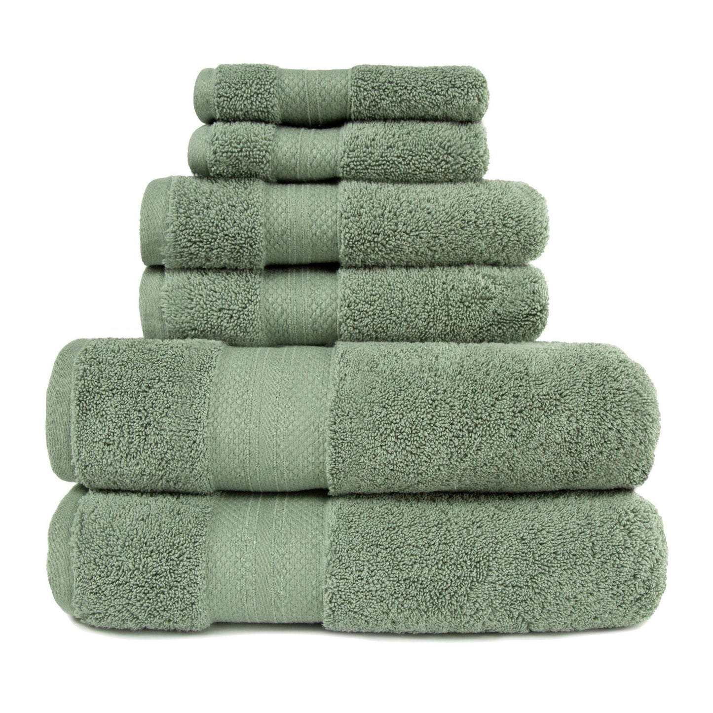 Turkish Cotton Assorted 6-Piece Towel Set by Superior FredCo