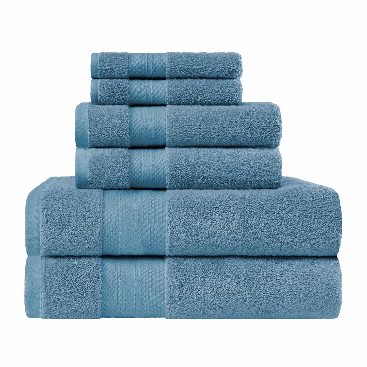 Turkish Cotton Assorted 6-Piece Towel Set by Superior FredCo
