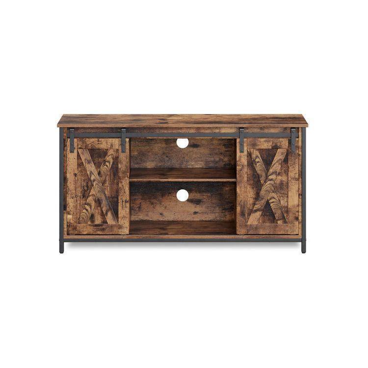 TV Stand with Adjustable Storage Shelve FredCo