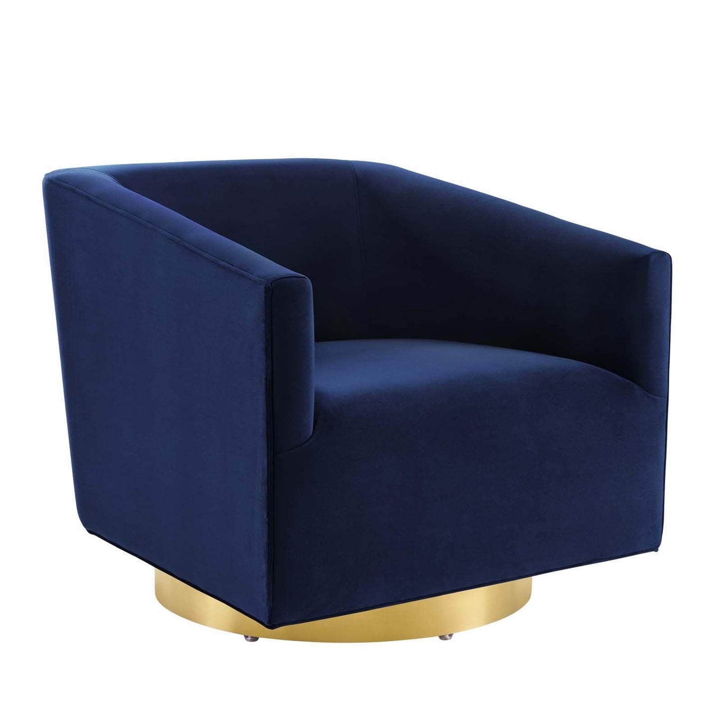 Twist Accent Lounge Performance Velvet Swivel Chair, EEI-4626 FredCo