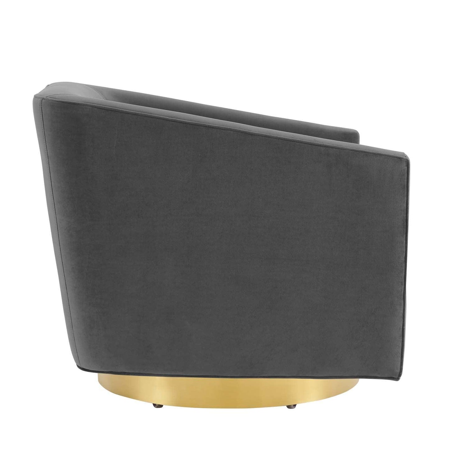 Twist Accent Lounge Performance Velvet Swivel Chair, EEI-4626 FredCo