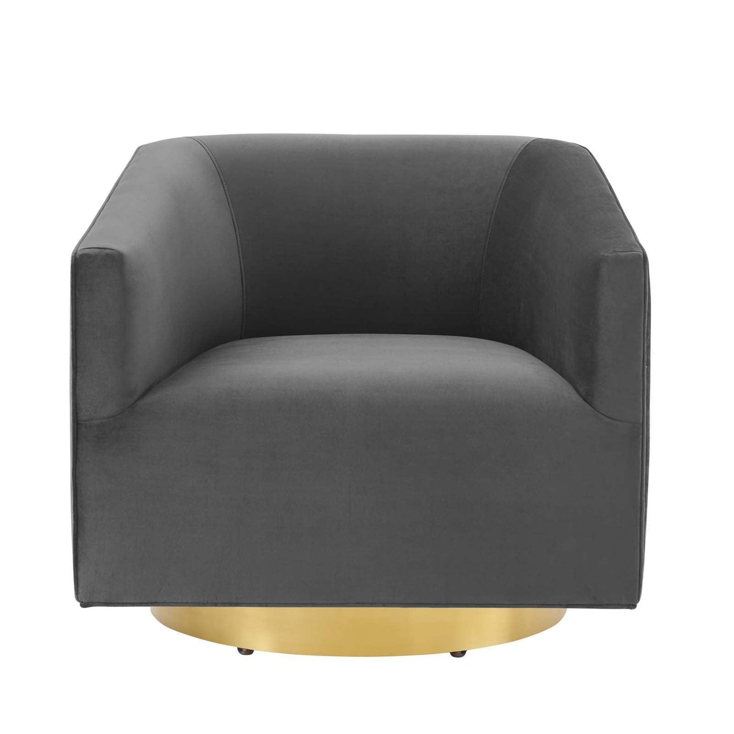 Twist Accent Lounge Performance Velvet Swivel Chair, EEI-4626 FredCo