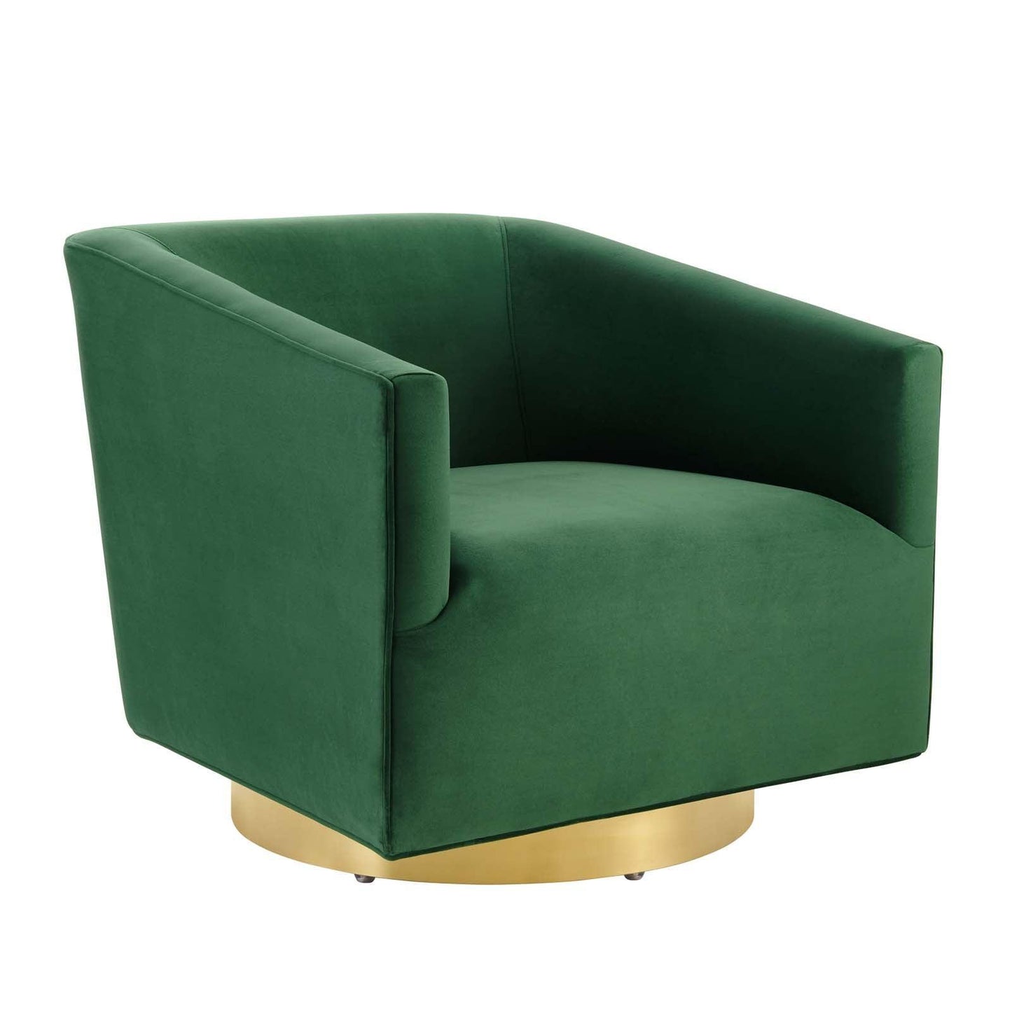 Twist Accent Lounge Performance Velvet Swivel Chair, EEI-4626 FredCo