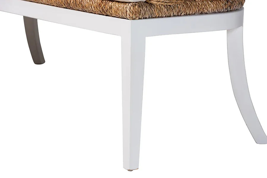 Ubud Seagrass Dining Nook Bench Set FredCo