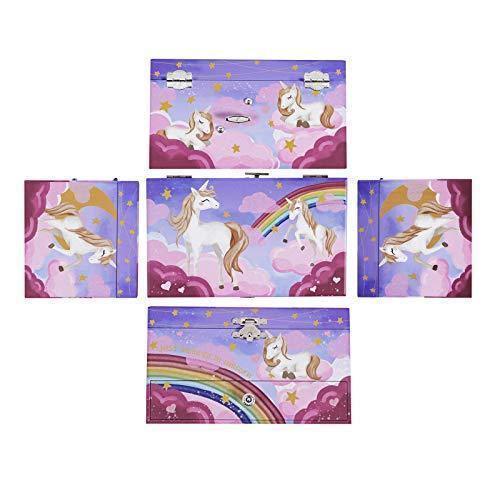 Unicorn Pattern Jewelry Box FredCo