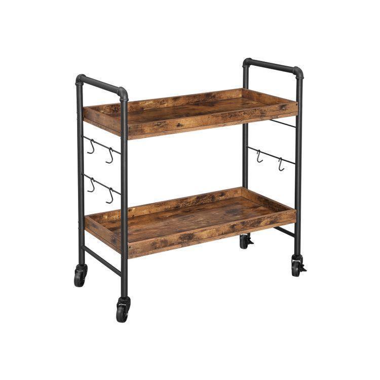 Universal Casters Kitchen Cart FredCo