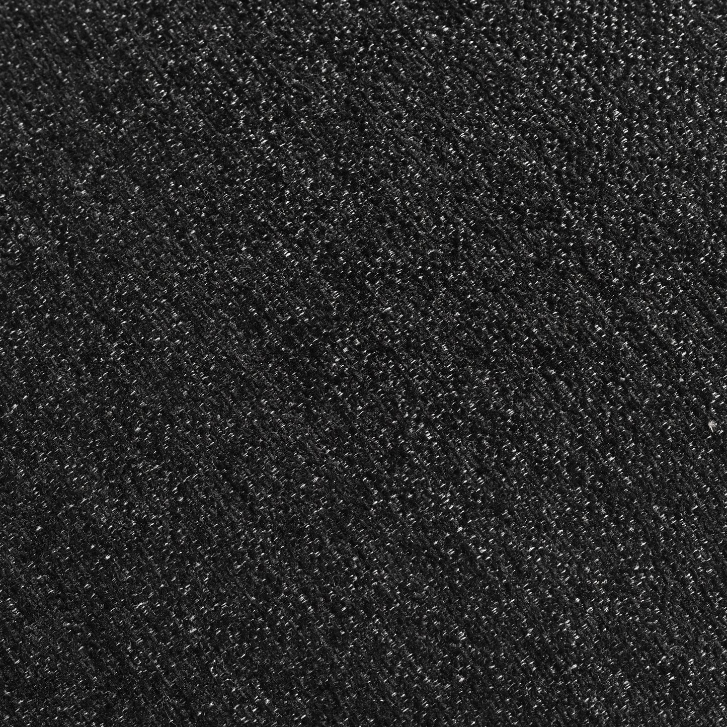 Close-up of black textured upholstery fabric, modern furniture material by FredCo International