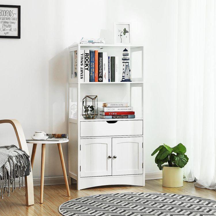 Upper Shelves Bathroom Cabinet FredCo