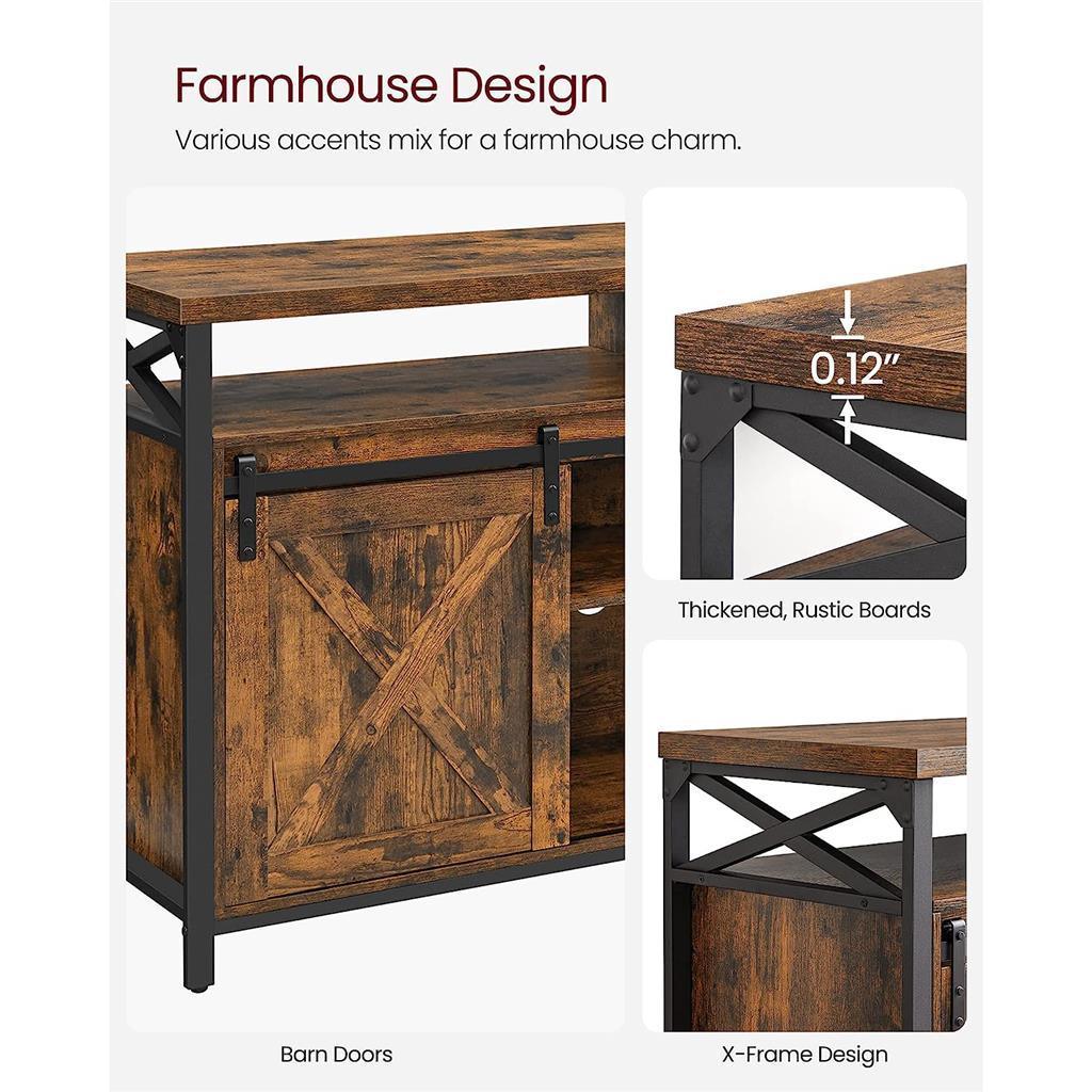 VASAGLE TV Stand for 65 Inch TV FredCo