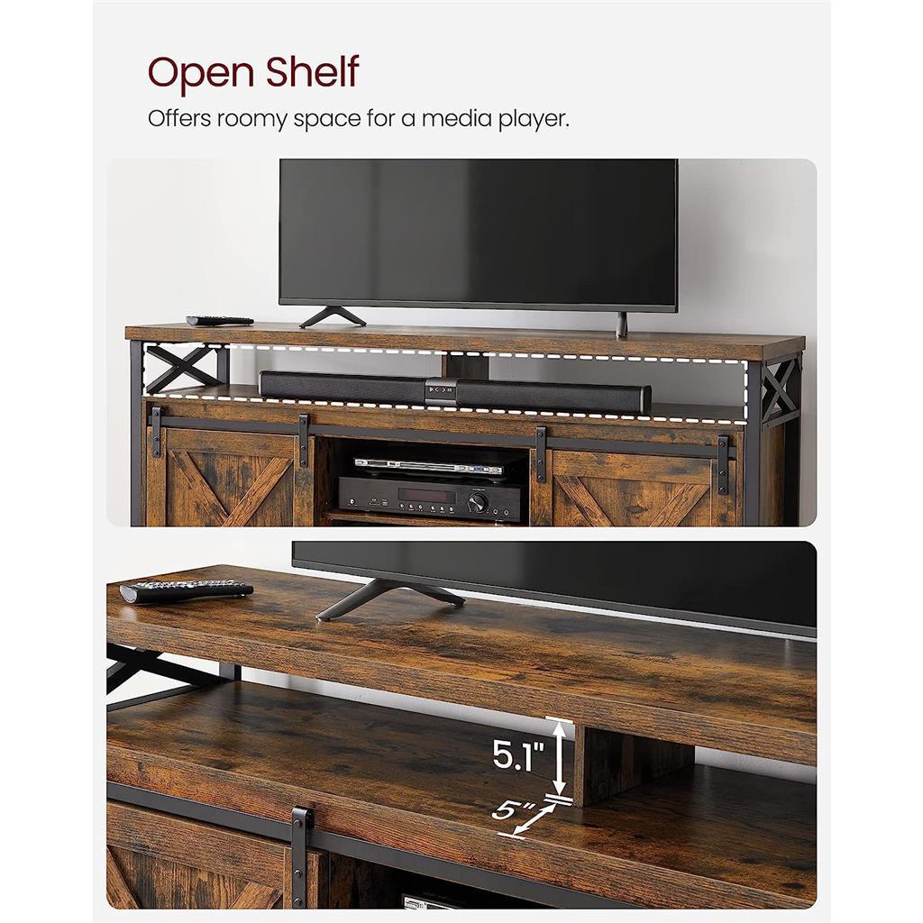 VASAGLE TV Stand for 65 Inch TV FredCo
