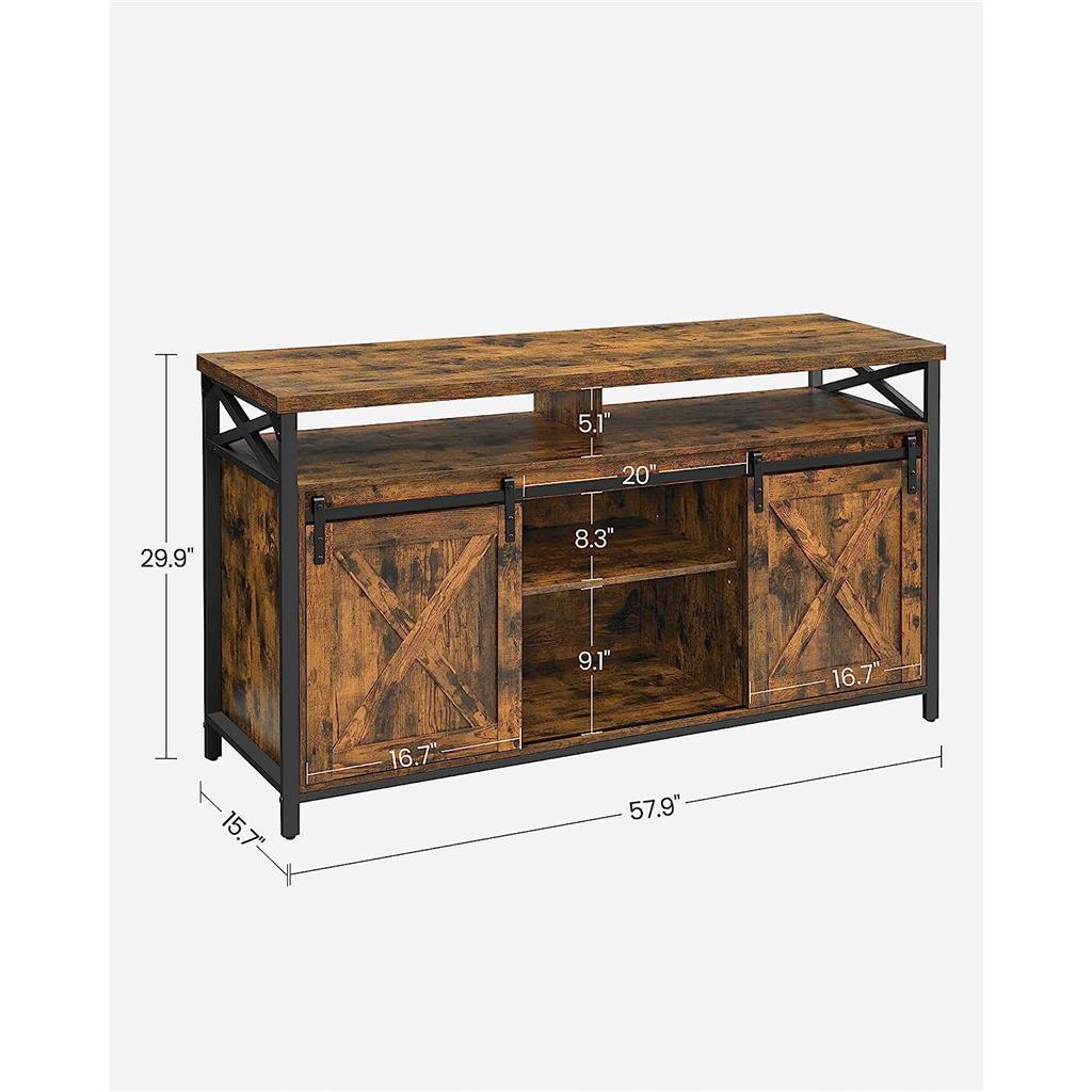 VASAGLE TV Stand for 65 Inch TV FredCo