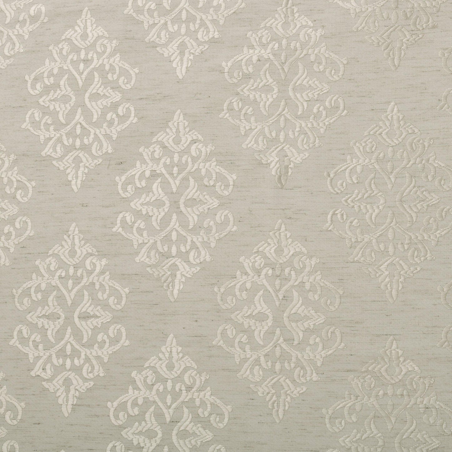 Venetian Damask Floral Jacquard Vintage Grommet Curtain Panel Set FredCo
