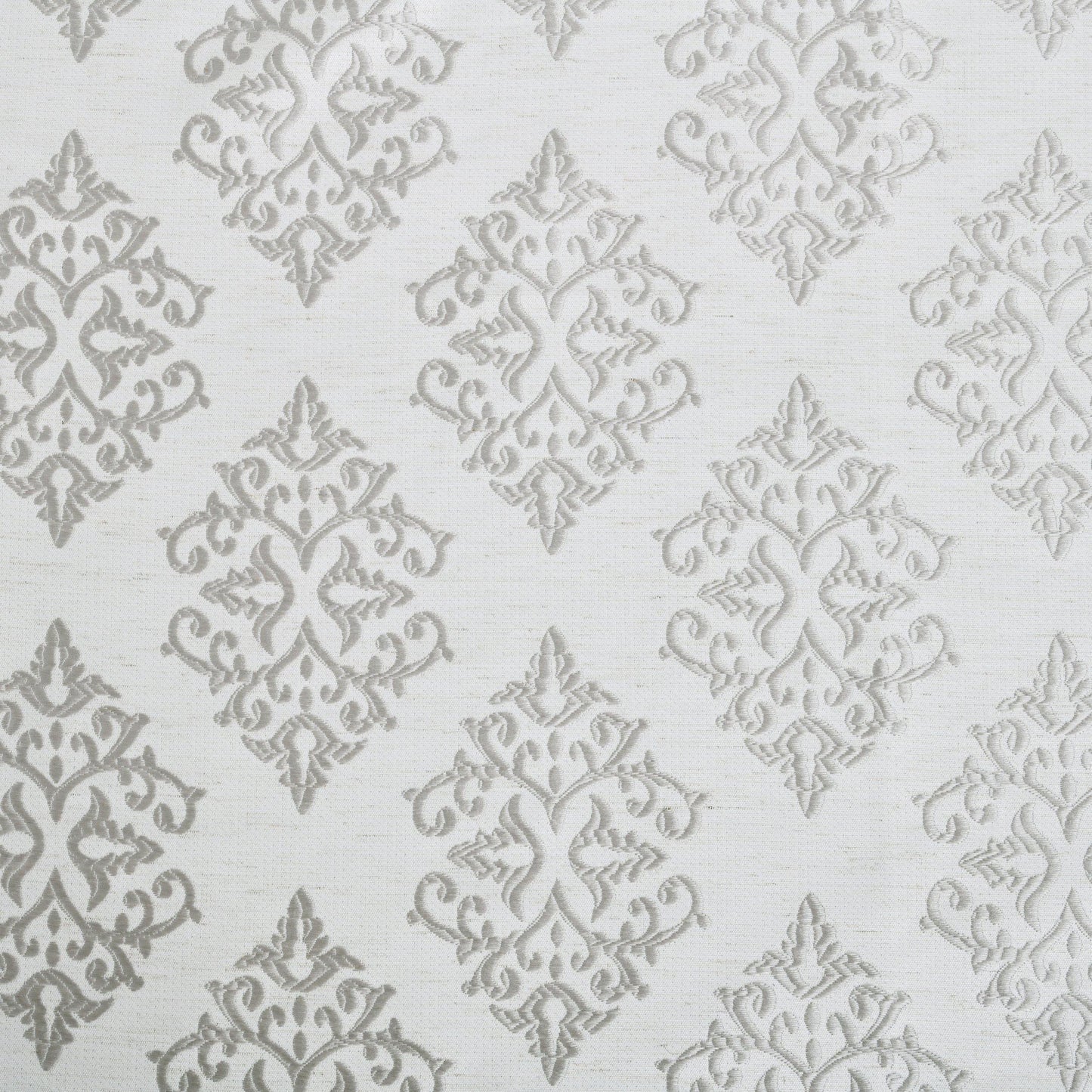 Venetian Damask Floral Jacquard Vintage Grommet Curtain Panel Set FredCo