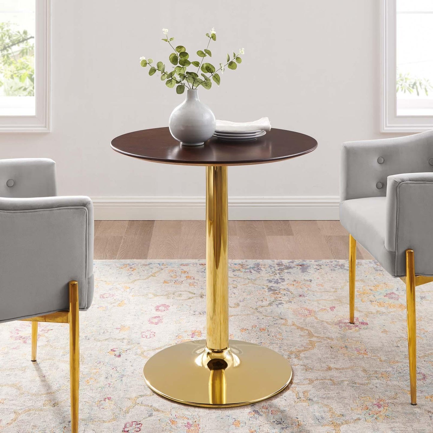 Verne 28" Dining Table, EEI-4551 FredCo