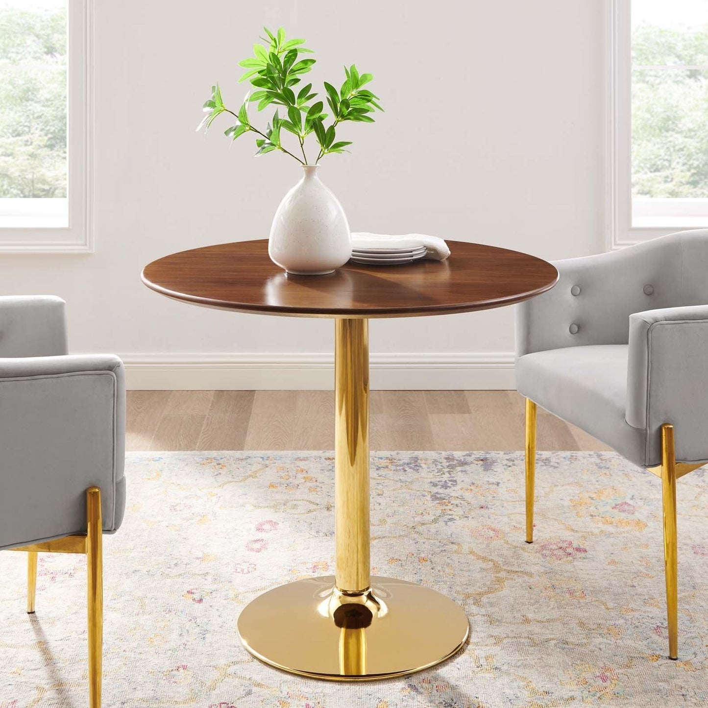 Verne 35" Dining Table, EEI-4550 FredCo