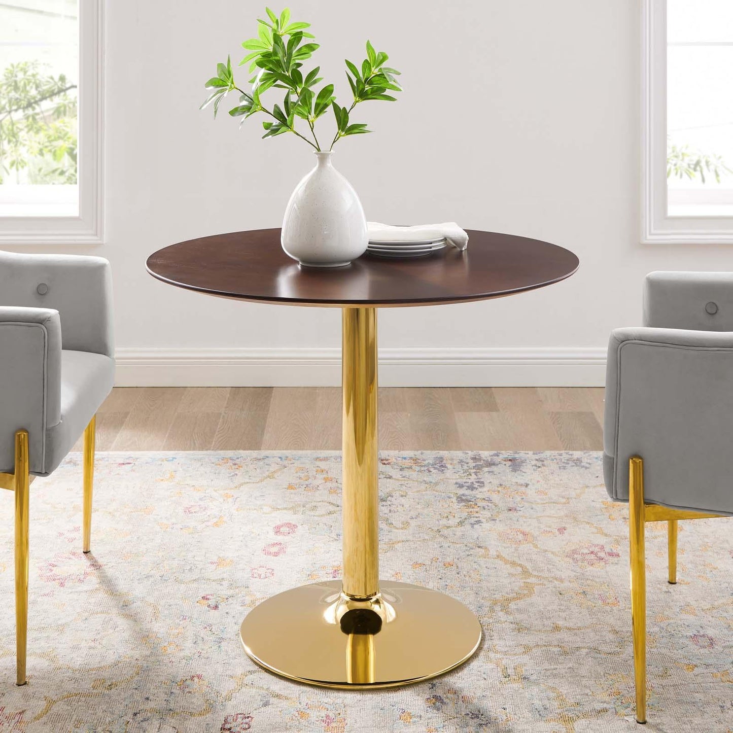 Verne 35" Dining Table, EEI-4738 FredCo