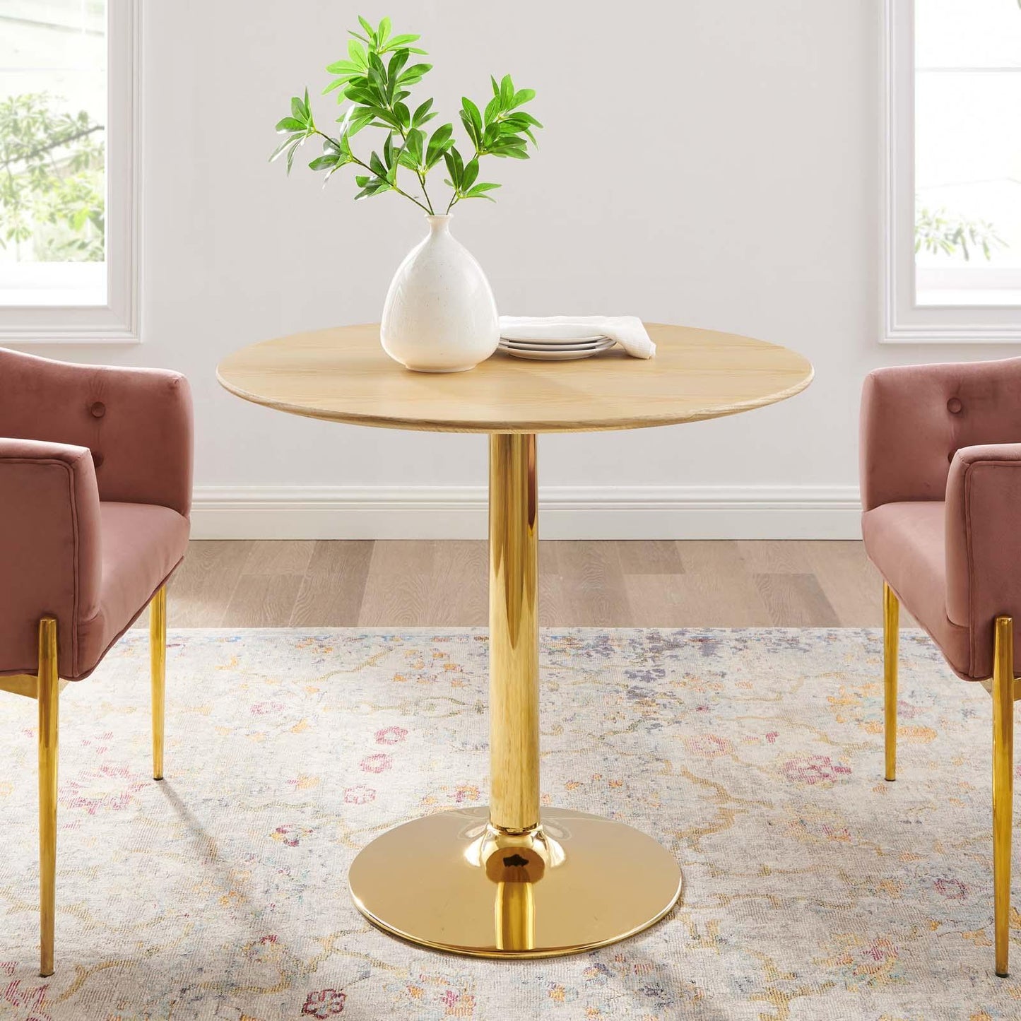 Verne 35" Dining Table, EEI-4739 FredCo