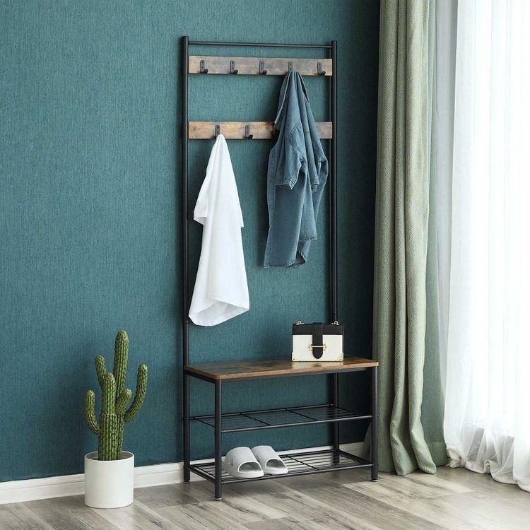 Vintage Entryway Coat Rack FredCo