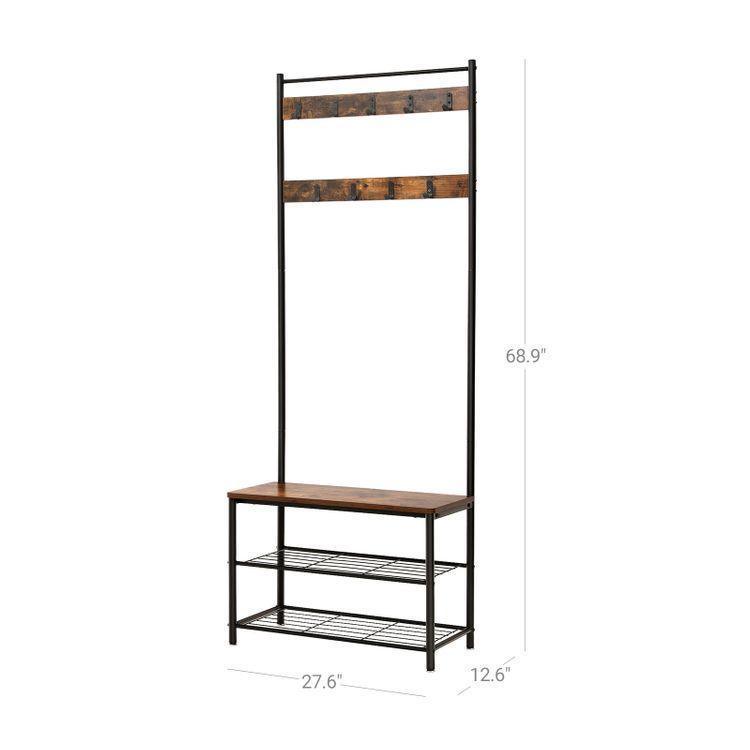 Vintage Entryway Coat Rack FredCo