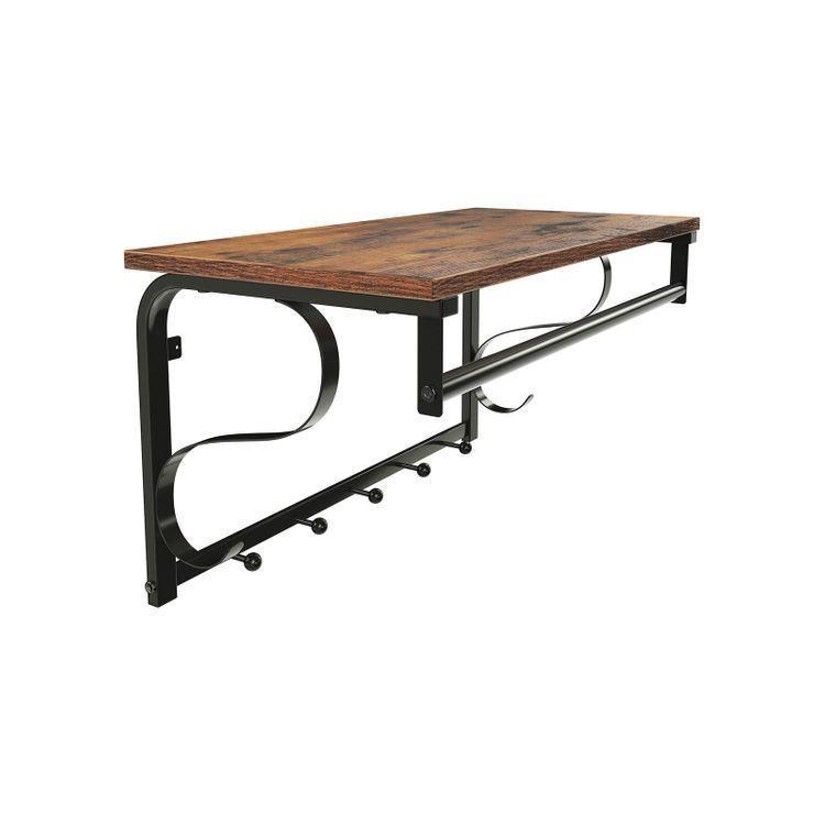 Vintage Floating Coat Shelves FredCo