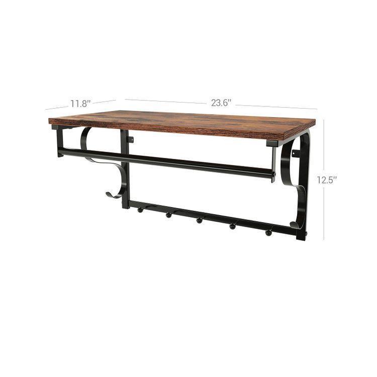 Vintage Floating Coat Shelves FredCo
