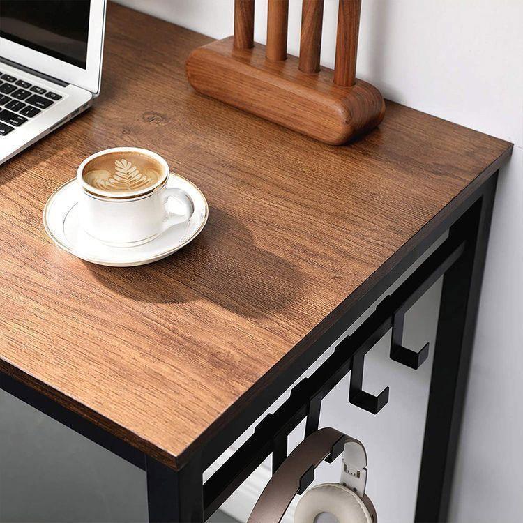 Walnut Brown Writing Desk FredCo