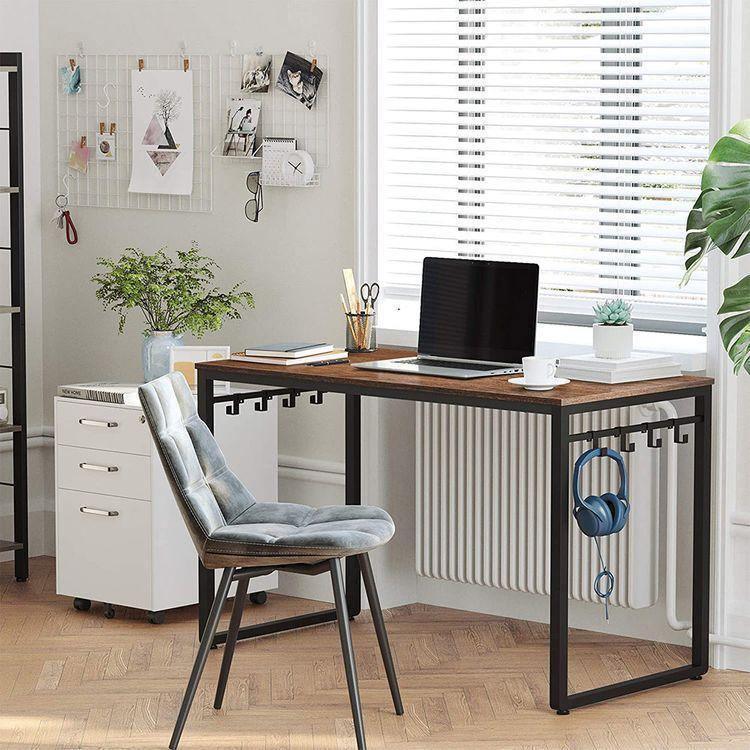 Walnut Brown Writing Desk FredCo