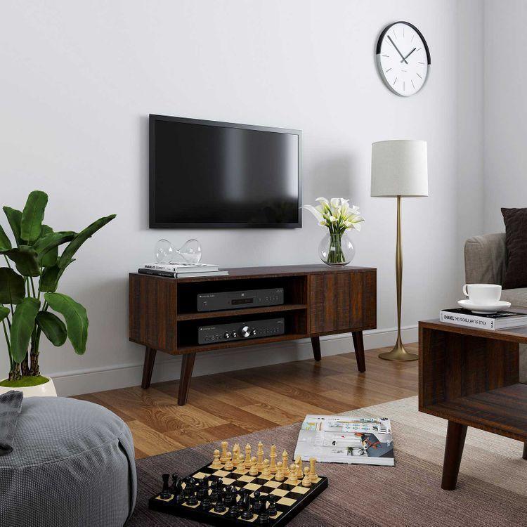 Walnut Retro TV Stand FredCo