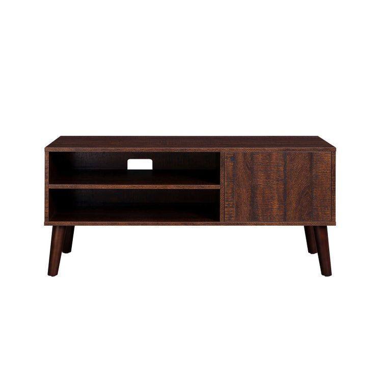 Walnut Retro TV Stand FredCo