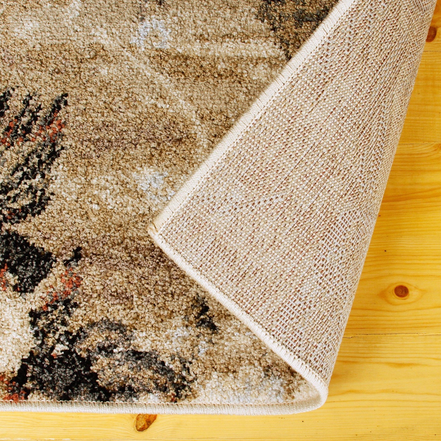Washed Floral Transitional French Design Distressed Rug FredCo