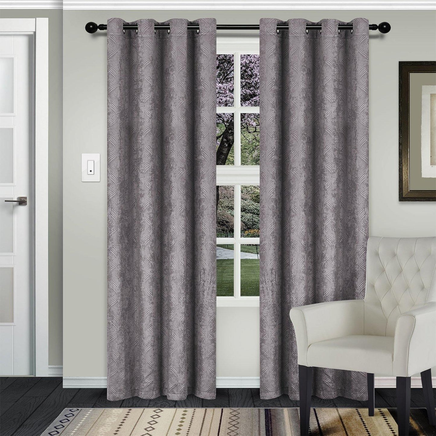Waverly Room Darkening Noise Reducing Thermal Blackout Curtain Set FredCo