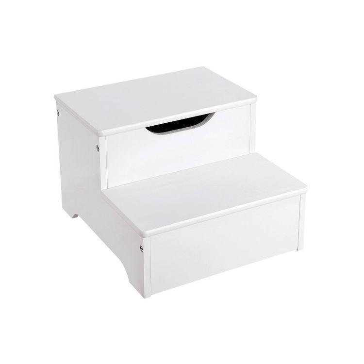 White Kids Step Stool FredCo