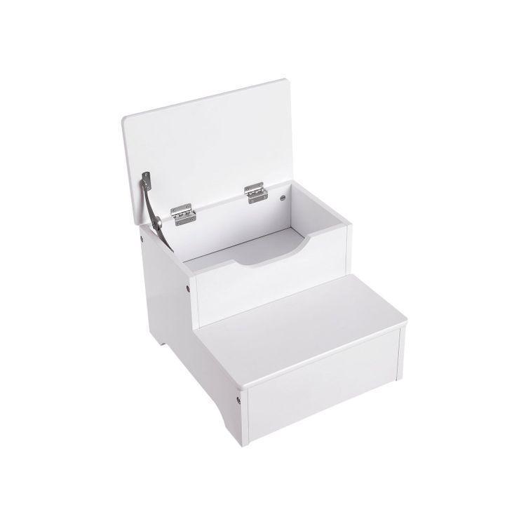 White Kids Step Stool FredCo