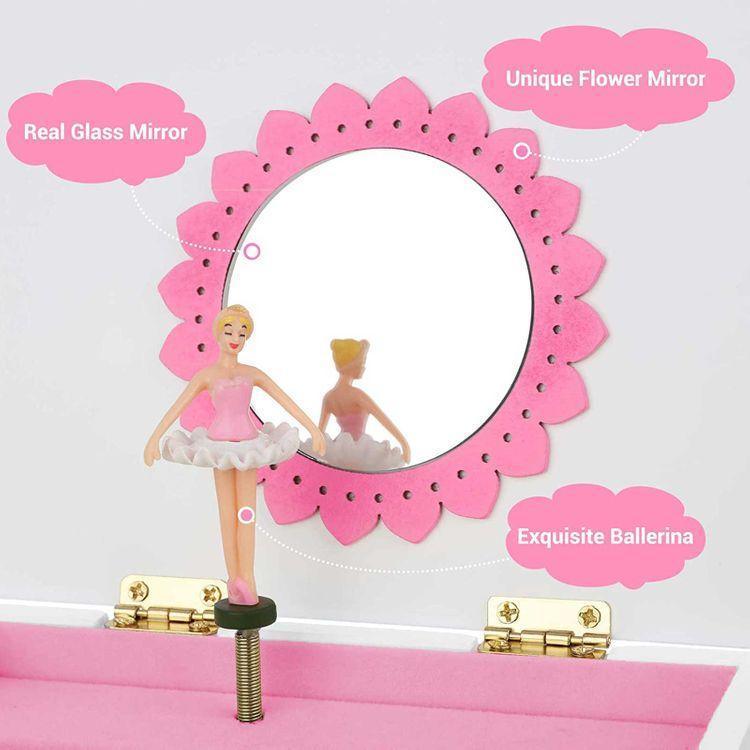 White Music Jewelry Box FredCo