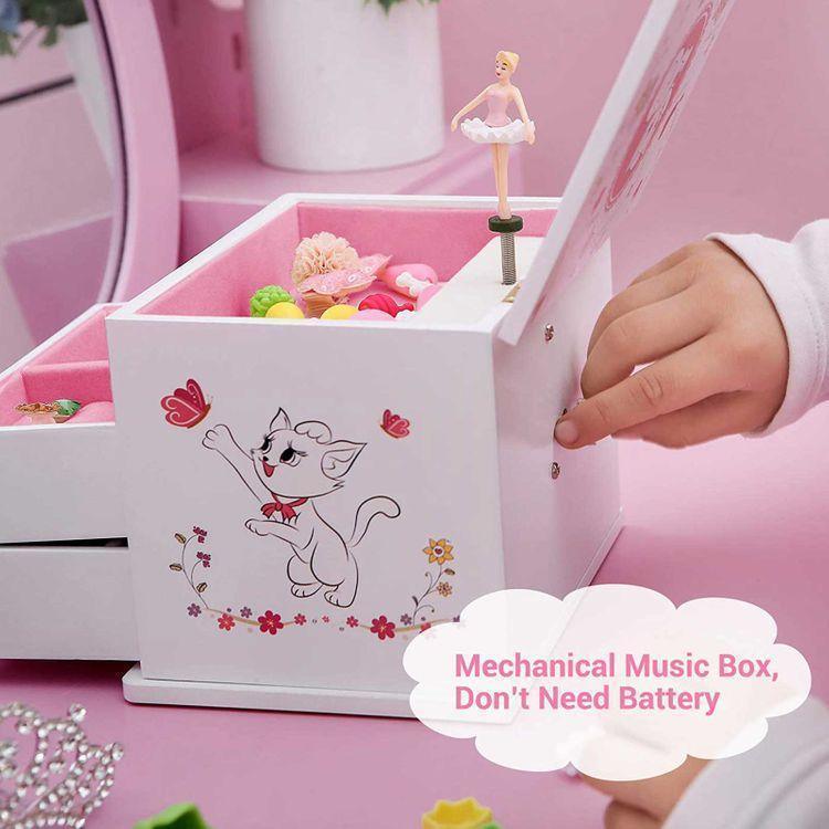 White Music Jewelry Box FredCo