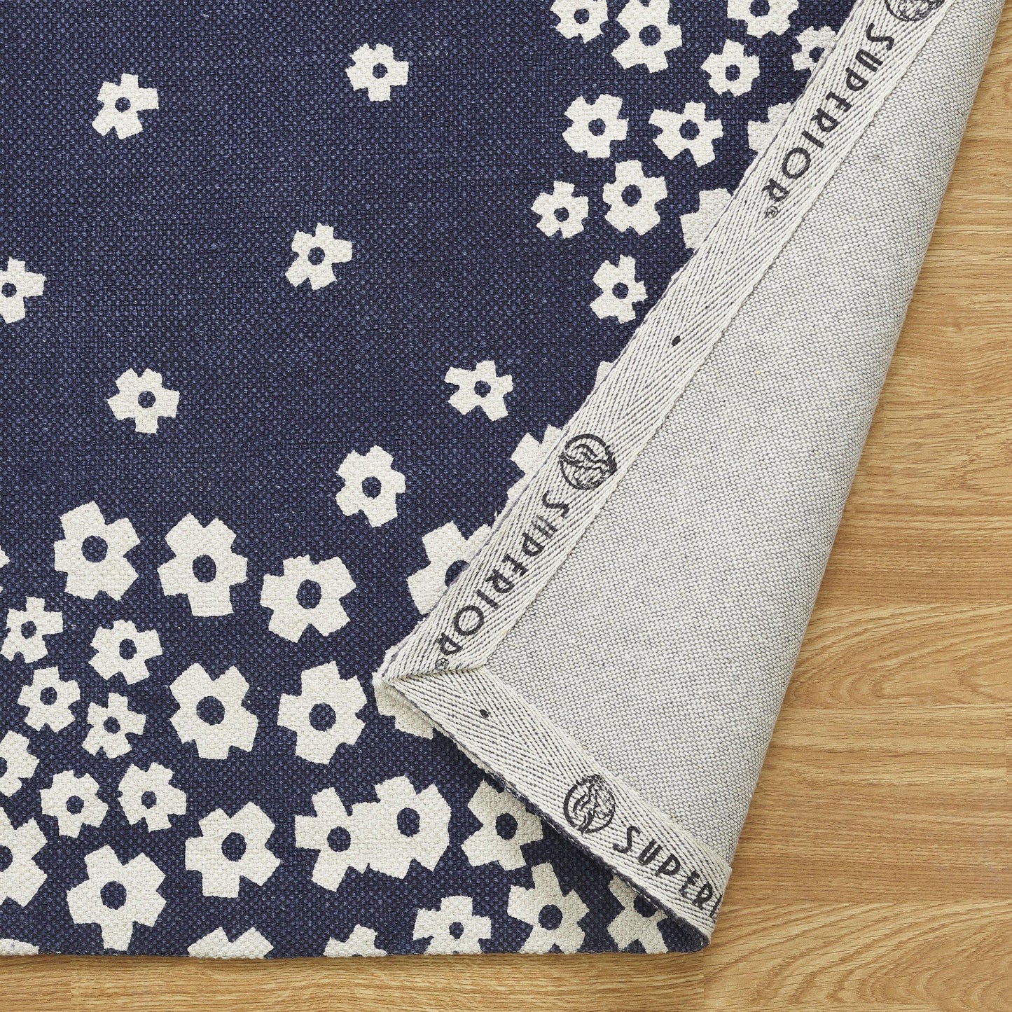 Wildflower 100% Cotton Rug, Environment Friendly Area Rugs FredCo