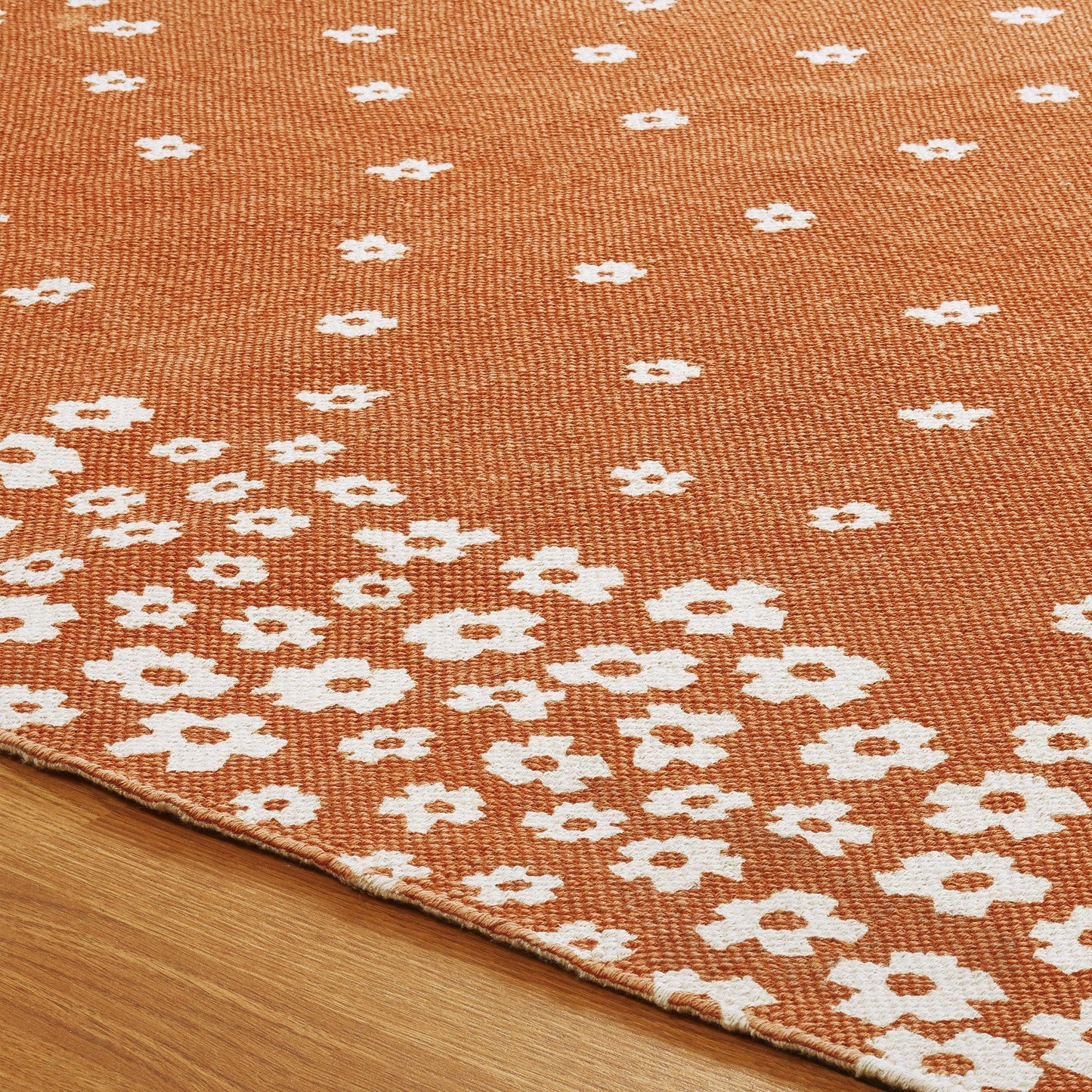 Wildflower 100% Cotton Rug, Environment Friendly Area Rugs FredCo