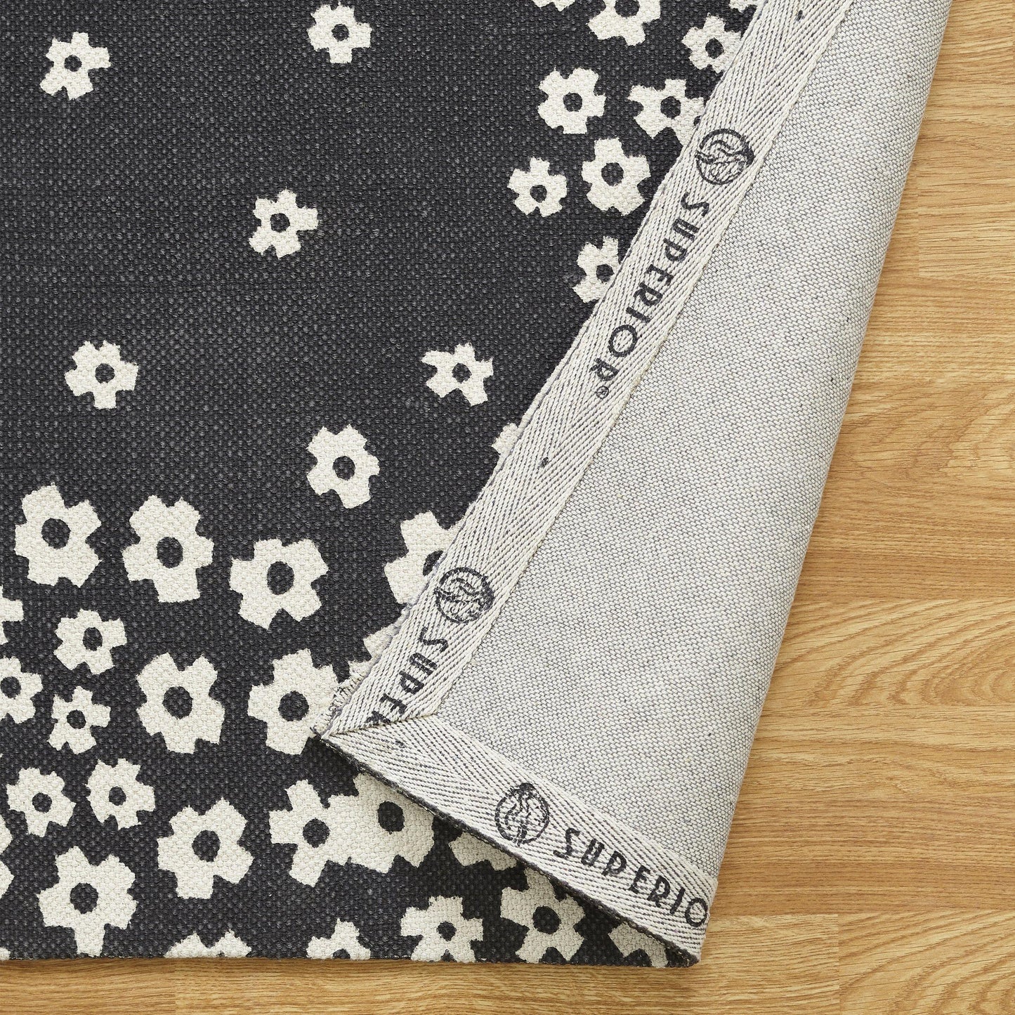 Wildflower 100% Cotton Rug, Environment Friendly Area Rugs FredCo