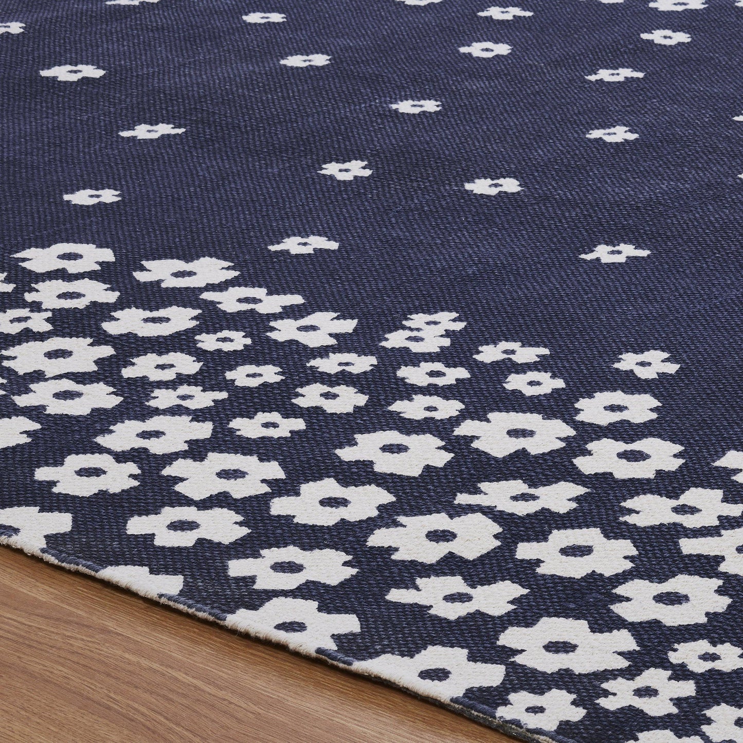 Wildflower 100% Cotton Rug, Environment Friendly Area Rugs FredCo