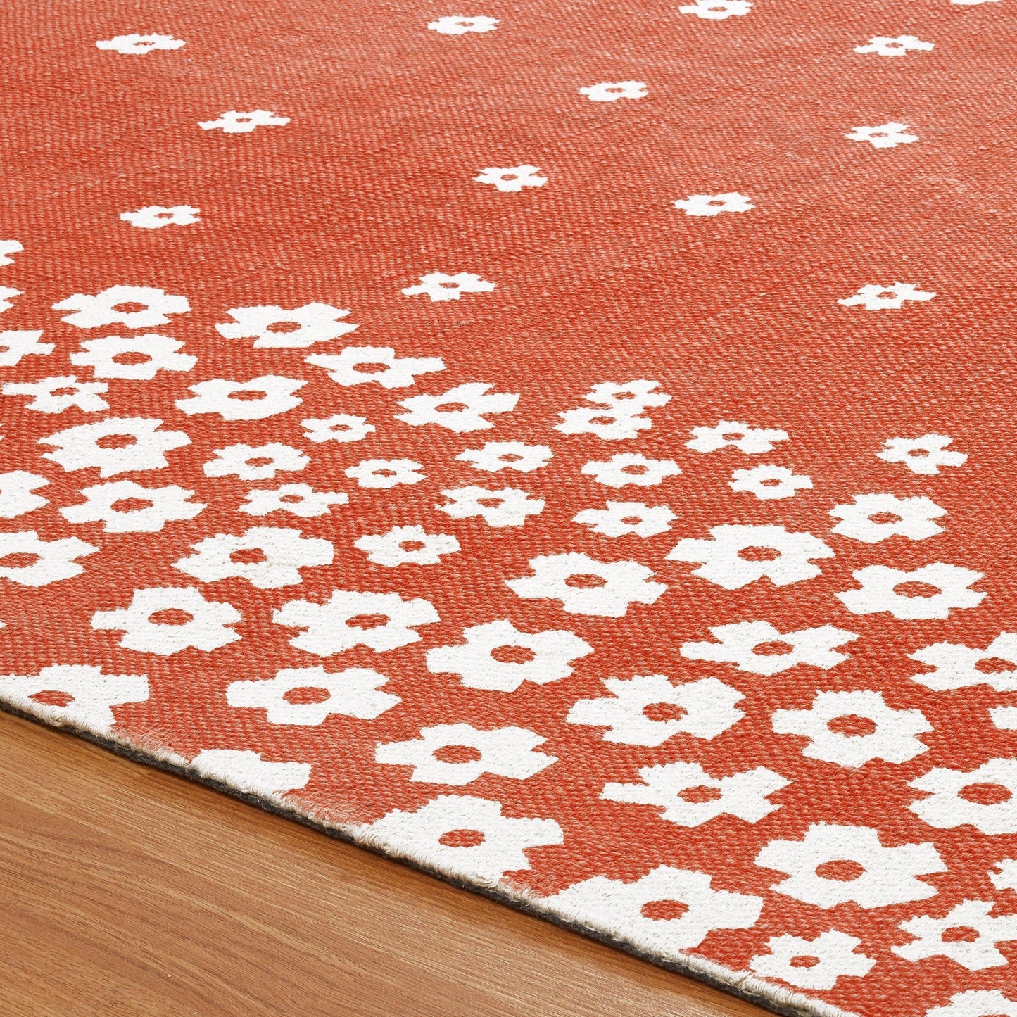Wildflower 100% Cotton Rug, Environment Friendly Area Rugs FredCo