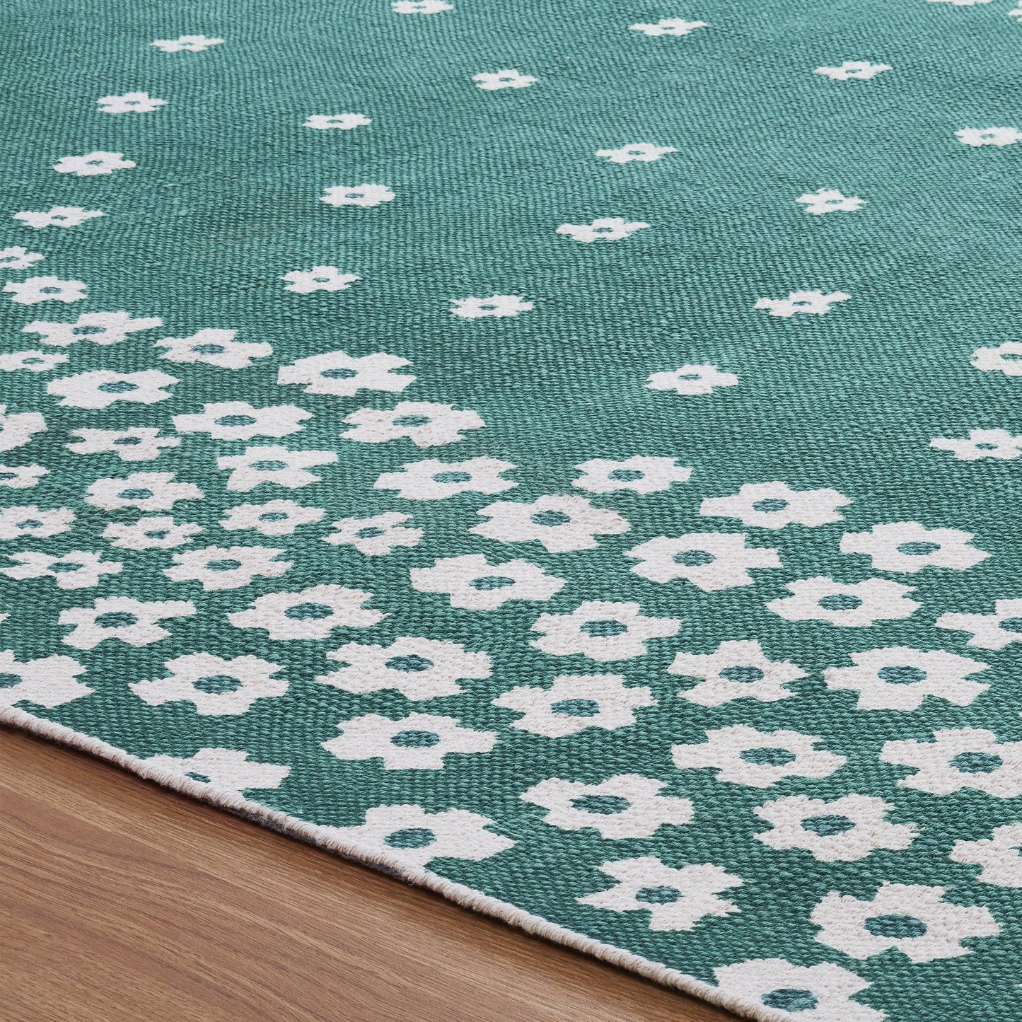 Wildflower 100% Cotton Rug, Environment Friendly Area Rugs FredCo